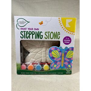 Creative Roots Paint Your Own Stepping Stone Butterfly Kids' Craft NIB